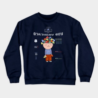 Boy Birthday T-Shirt "Anatomy of a Birthday Boy - Cars Cars Cars" Crewneck Sweatshirt